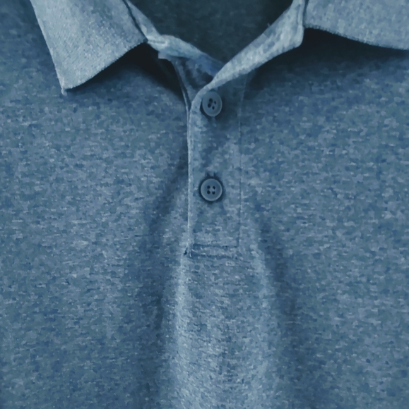 BLUE-GRAY LARGE SHORT- SLEEVED ACTIVE CORE BY OLD NAVY - Picture 2 of 6